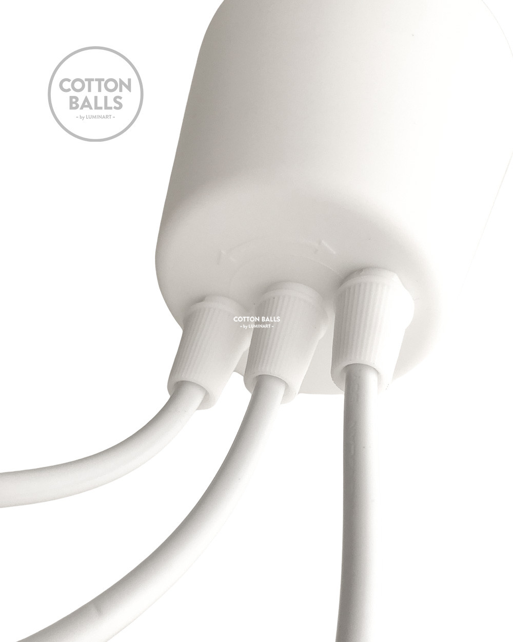 Suspensão tripla (plástico) BRANCO