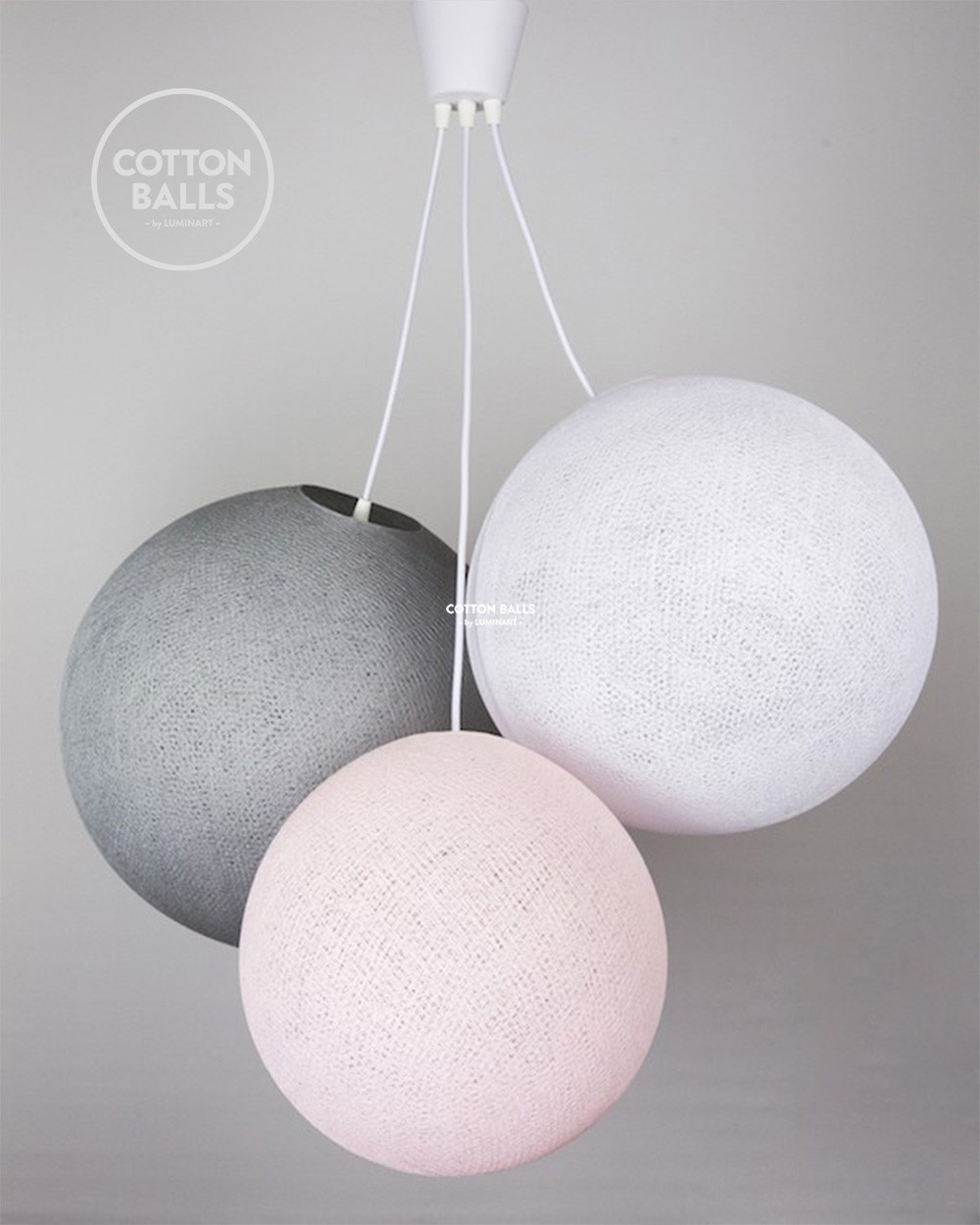 Suspensão tripla (plástico) BRANCO