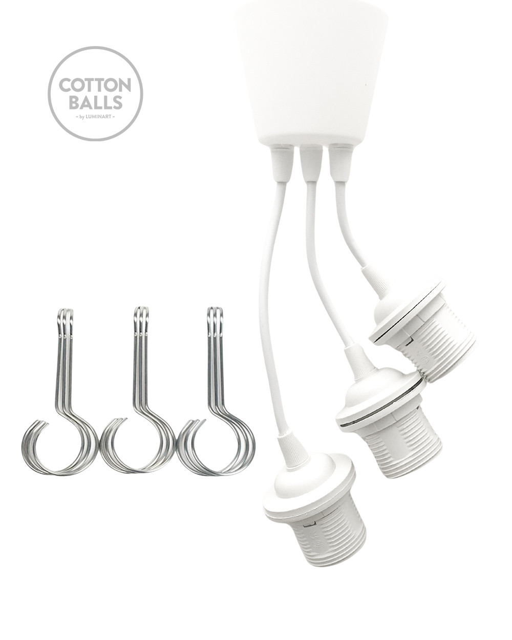 Suspensão tripla (plástico) BRANCO