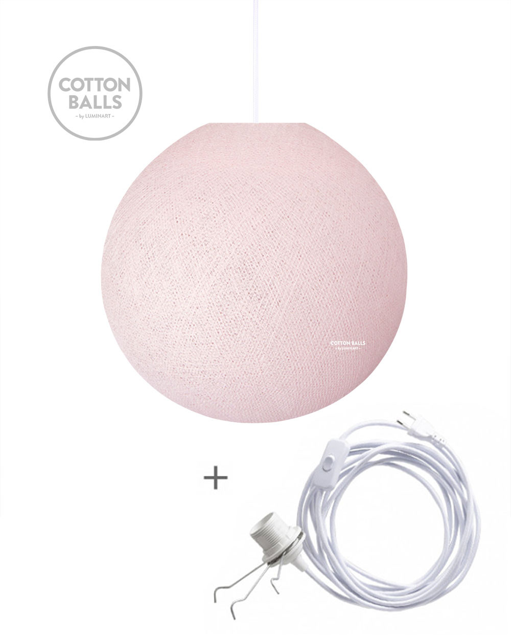 Candeeiro Errante - BIG Lamp Light Pink
