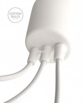 Suspensão tripla (plástico) BRANCO